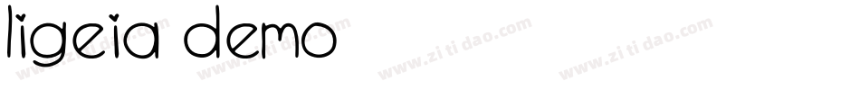 Ligeia Demo字体转换